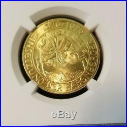 1976 Austria Gold 1000 Schilling Babenburg Dynasty Ngc Ms 64 Beautiful Coin