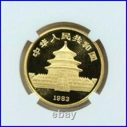 1983 China Gold 50 Yuan G50y Panda Ngc Ms 68 High Grade Beautiful Coin