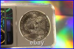 1986 $1 American Silver Eaglengc Ms691st Year Beauty! Make Me An Offer! ++