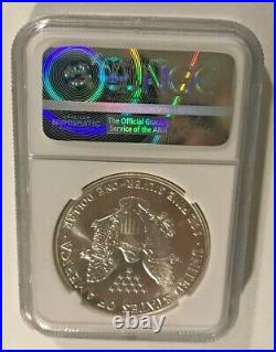 1986 Ngc Ms 70 Silver Eagle Beautiful Coin! Rare