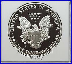 1989-S NGC PF70 UCAM American Silver Eagle S$1 Dollar PROOF Beautiful PR70