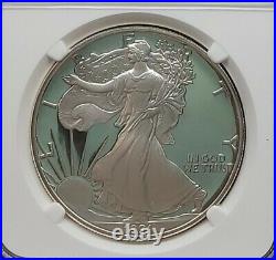 1991-S NGC PF70 UCAM American Silver Eagle S$1 Dollar PROOF Beautiful PR70