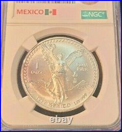 1992 Mexico Silver Libertad 1 Onza Ngc Ms 68 Better Date Gem Bu Beautiful Coin