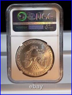 1996 $1 Silver Eagle NGC MS-69 Beautiful strike! Low Mintage
