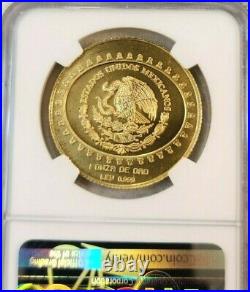 1998 Mexico Gold 100 Pesos G100p Serpiente Emplumada Ngc Ms 66 Rare Gem Beauty