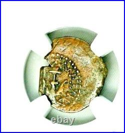 2000 Year Old Ancient Widows Mite PREMIUM Coin NGC Certifi, & Beautiful Wood Box