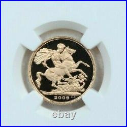 2009 Great Britain Gold 1 Sovereign Ngc Pf 70 Ultra Cameo Beautiful Perfection