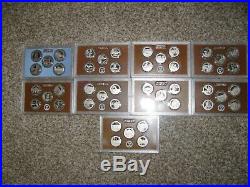 2010-2020 P, D, S, and Silver NGC America The Beautiful Quarters (212+8 Coins)