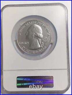 2010 5 Ounce Silver ATB Mount Hood NGC SP70 National Treasures Label
