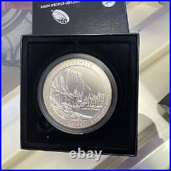 2010 5 oz ATB Yosemite Silver Coin In OGP