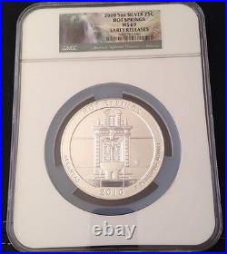 2010 ATB 5 oz Silver COIN SET NGC MS69 Early Releases