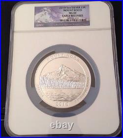 2010 ATB 5 oz Silver COIN SET NGC MS69 Early Releases