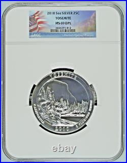 2010 Beautiful 5oz NGC MS69 DPL Super Rare No gimmick Label atb low pop Mirror