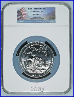 2010 Beautiful 5oz NGC MS69 DPL Super Rare No gimmick Label atb low pop Mirror