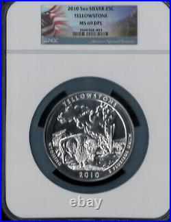 2010 Beautiful 5oz NGC MS69 DPL Super Rare No gimmick Label atb low pop Mirror