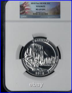 2010 Beautiful 5oz NGC MS69 DPL Super Rare No gimmick Label atb low pop Mirror