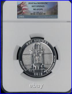 2010 Beautiful 5oz NGC MS69 DPL Super Rare No gimmick Label atb low pop Mirror