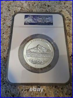 2010 Mount Hood America the Beautiful 5oz 5 ounce silver coin MS69 Early Release
