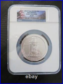 2010 P Giant America The Beautiful Hot Spring Early Release Ngc Sp69