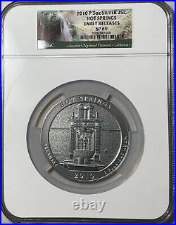 2010 P Hot Springs 5 oz ATB NGC SP69 Early Releases