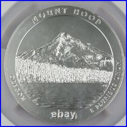 2010 P Mount Hood America the Beautiful 5 Oz Silver Coin NGC SP70 Early Releases