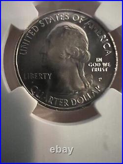 2010 P SMS 25cents NGC-MS-68 MOUNT HOOD N. F