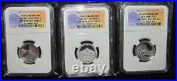 2010-S SILVER ATB Quarter 5 coin set NGC PF70 Ultra Cameo REAL Banned Labels