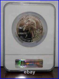 2010 Yosemite America The Beautiful Ms69 Proof Like Er 5 Troy Oz Silver Coin