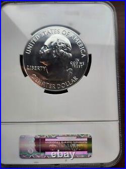 2011 5 oz Silver ATB Chickasaw MS-68 PL NGC (Early Release)