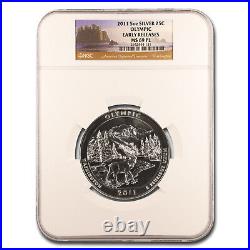 2011 5 oz Silver ATB Olympic MS-69 PL NGC (Early Release)