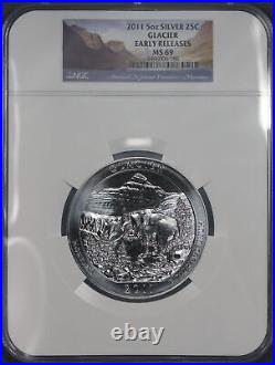 2011 ATB 25C 5oz Glacier National Park NGC MS-69 Early Release