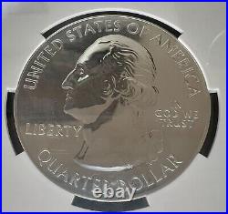 2011 America The Beautiful 5 oz Gettysburg Silver Coin NCG MS69 Early Releases