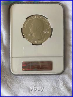 2011 America The Beautiful ATB Chickasaw Five Ounce 5 oz. Silver NGC MS 69 DPL