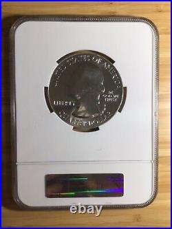 2011 Glacier ATB 5 oz. Silver Quarter NGC MS69 Early Releases