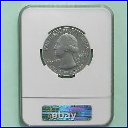 2011-P Chickasaw ATB 5 oz Silver Coin, NGC SP70, Flag Label