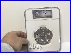 2011 P GETTYSBURG PA America Beautiful 5 Oz Silver SP69 Graded by NGC