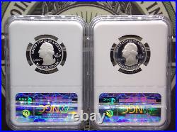 2011 S America the Beautiful ATB Proof SILVER (5 Coin) Set 25c NGC PF70 UC