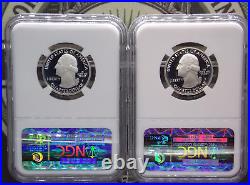 2011 S America the Beautiful ATB Proof SILVER (5 Coin) Set 25c NGC PF70 UC
