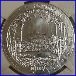 2013 5OZ 999 SILVER 25C WHITE MOUNTAIN NGC MS69 American National Treasures Coin