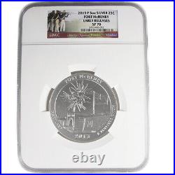2013 5 oz ATB Fort McHenry Silver Coin NGC SP70 ER
