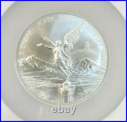 2013 Mexico Silver Libertad 5 Onza Ngc Ms 69 Pq Rare High Grade Beautiful Coin