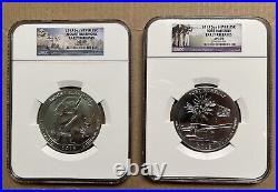 2013, NGC, America the Beautiful 5 oz set, MS69 Early Releases