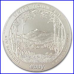 2013-P 5 oz Silver ATB White Mountain SP-70 NGC