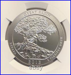 2013 P GREAT BASIN NV America Beautiful ATB 5 Oz SP69 EARLY RELEASE Graded NGC