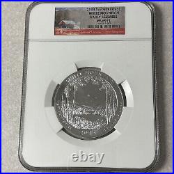 2013 Silver 5 Oz White Mountain Nh Atb Coin Ngc Ms 69 Pl Early Releases
