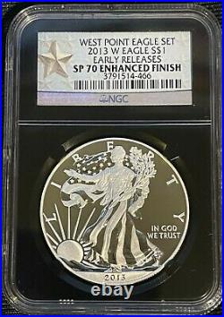 2013-W Enhanced Finish American Silver Eagle $1 NGC SP70 Early Releases Beauty