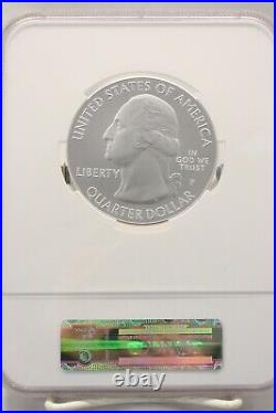 2014 America the Beautiful 5oz Silver Coin Great Smoky Mountains NGC SP 70