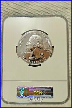 2014 EVERGLADES AMERICA THE BEAUTIFUL MS69 DEEP PROOF LIKE 5oz 999 SILVER COIN