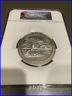 2014 P 5 Oz Silver Great Sand Dunes Ngc Sp 70
