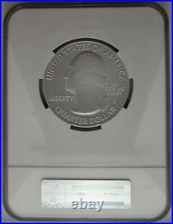 2014-P 5 oz SP70 NGC Burnished Silver ATB Arches Utah UT America Beautiful pcgs